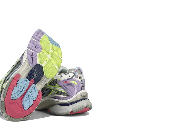 Balenciaga Balenciaga Runner Sneakersgrey 65 Polyurethane 35 Polyester Rubber (W) FW23 - view 5