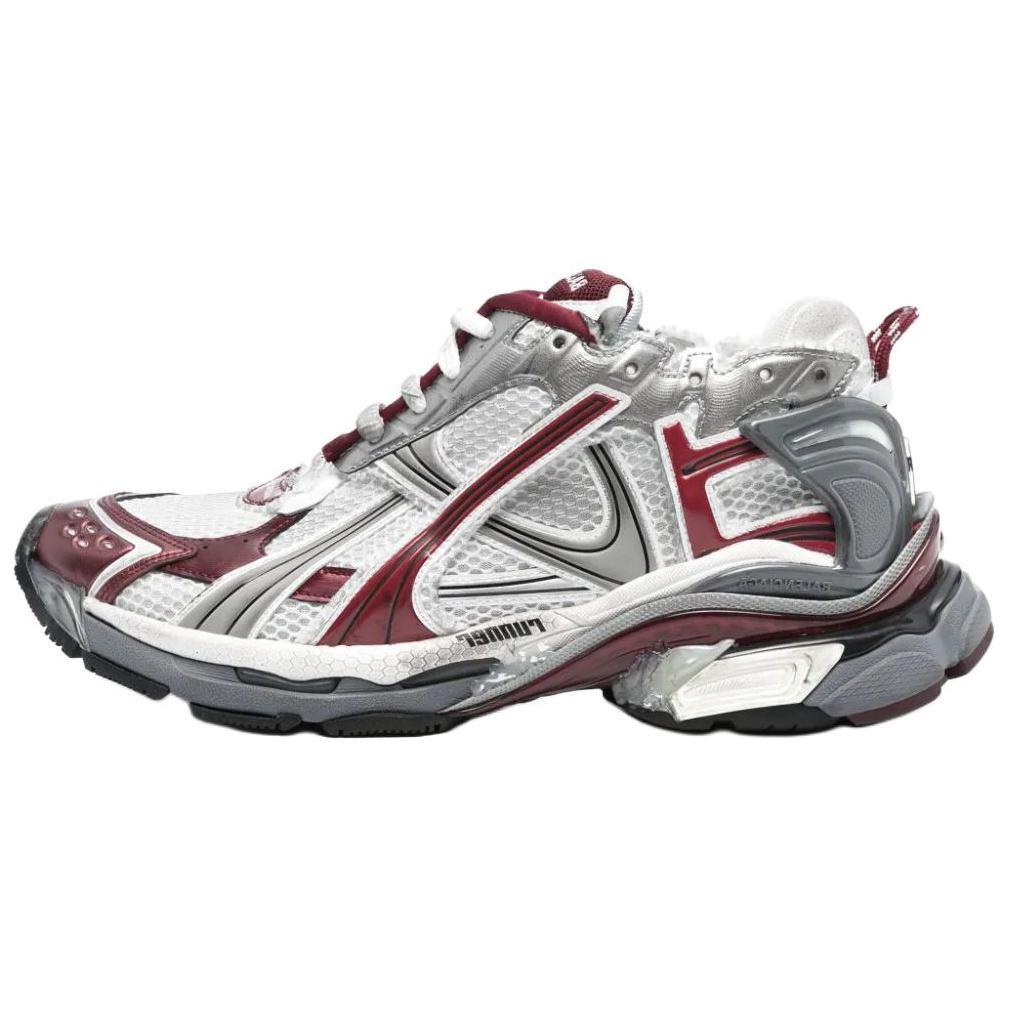 Balenciaga Balenciaga Runner Casual Shoes Men's White Gray Red