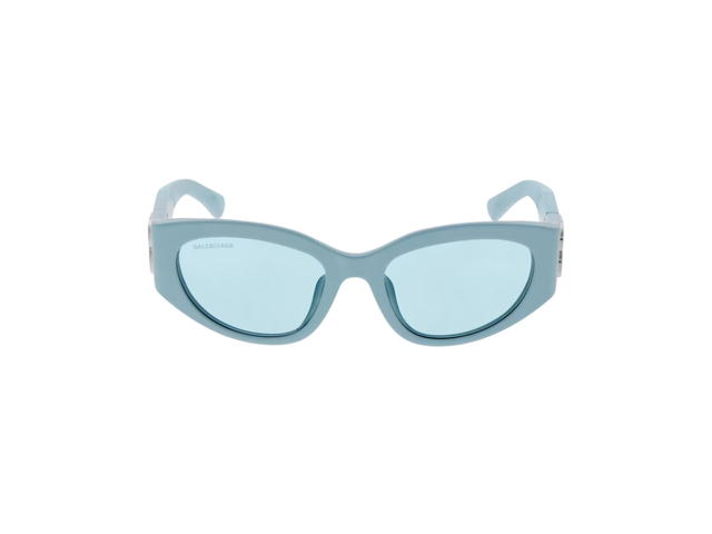 Balenciaga Balenciaga Women's Bossy Round Af Sunglasses Light Blue - view 1