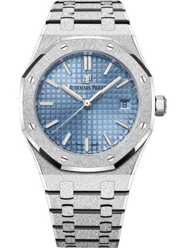 Audemars Piguet Audemars Piguet Royal Oak Selfwinding 34 Frosted White Gold / Blue