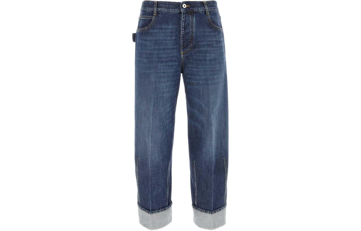 Bottega Veneta Bottega Veneta Turn-Up Hem Denim Jeans