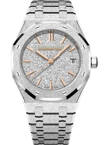 Audemars Piguet Audemars Piguet Royal Oak Selfwinding 34 Frosted White Gold / Crystal Sand