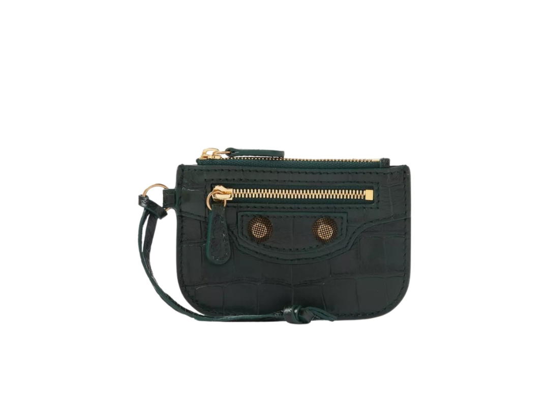 Balenciaga Balenciaga Le Cagole Coin Holder Dark Green