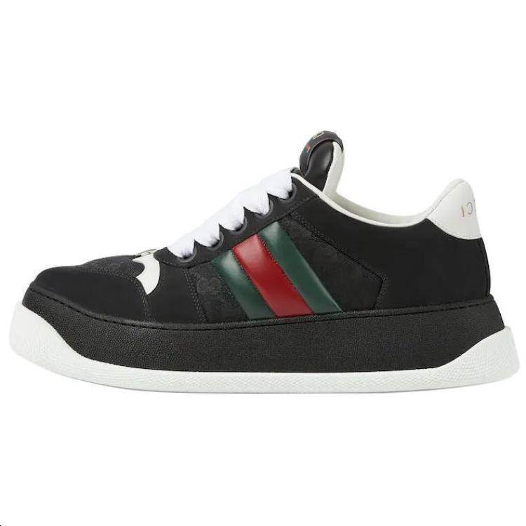 Gucci Gucci Screener Low Top Casual Shoes Men's Black