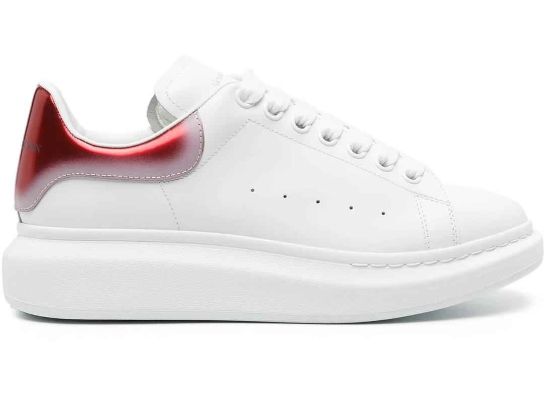 Alexander McQueen Alexander McQueen Oversized White Red Chrome Gradient