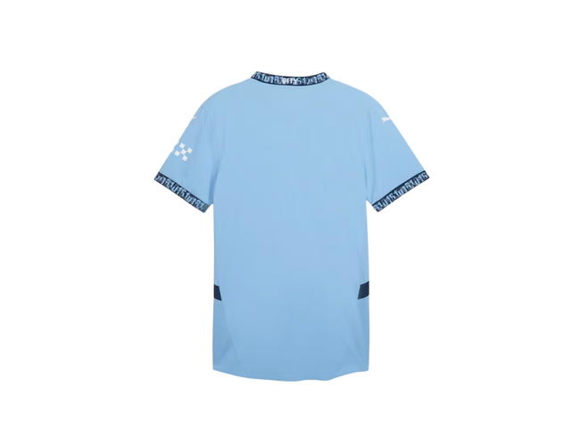 Puma Puma Authentic Manchester City Home T-Shirt Light Blue And Marine Blue - view 2