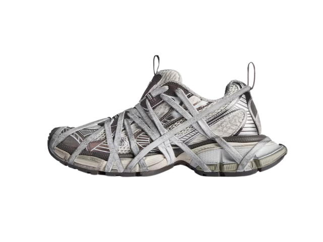 Balenciaga Balenciaga Men's 3xl Extreme Lace Sneaker Brown-Grey-Beige - view 2