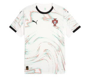 Buy Puma Portugal 2025 Away Jersey White at Sasom – Authentic and Ready to Ship