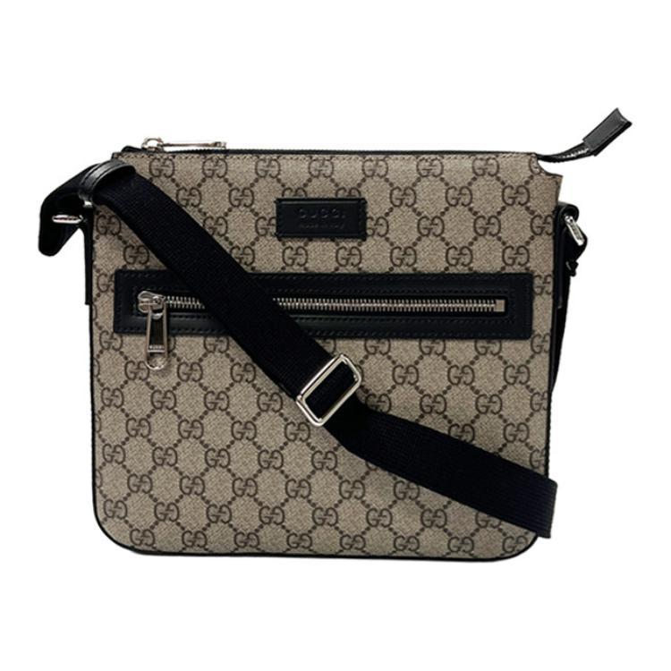 Gucci Gucci GG Supreme Canvas Bag Crossbody Bag Shoulder Bag Unisex Beige