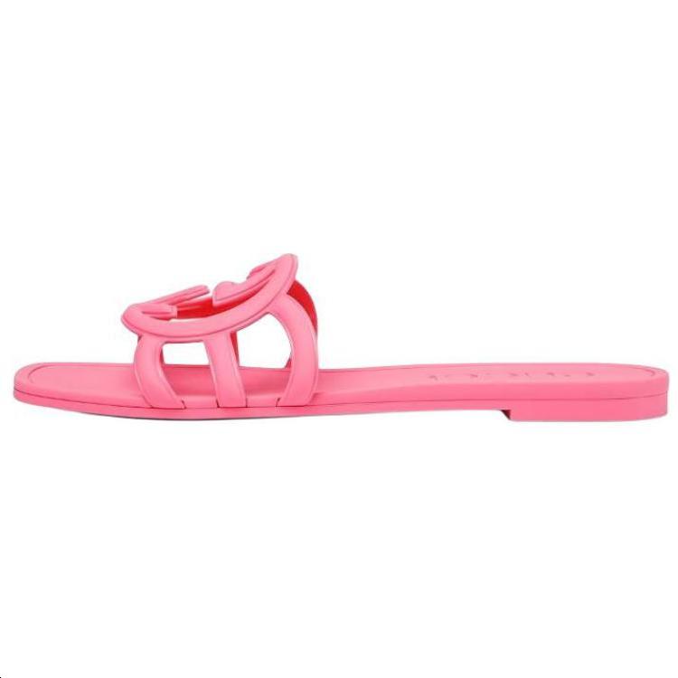 Gucci Gucci Interlocking Slide Slippers Women's Dark Pink