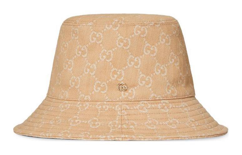 Gucci Gucci Cotton Bucket Hats Women's Beige