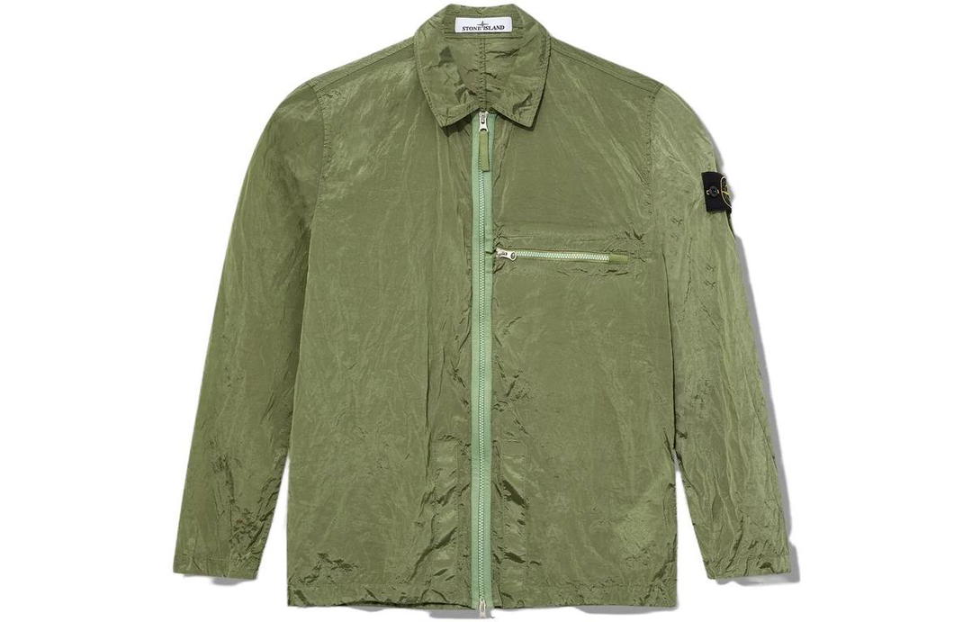Stone Island STONE ISLAND Logo Patch Zipped Jacket