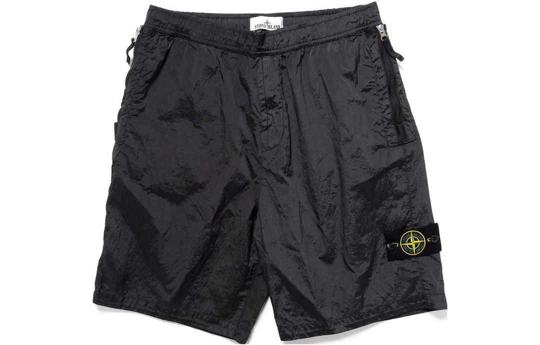 Stone Island STONE ISLAND Casual Shorts Men's Charcoal Black
