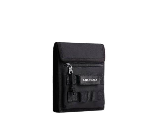 Balenciaga Balenciaga Army Small Pouch With Strap Black - view 3