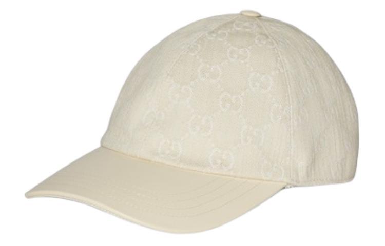 Gucci Gucci Cotton Baseball Caps Women's White