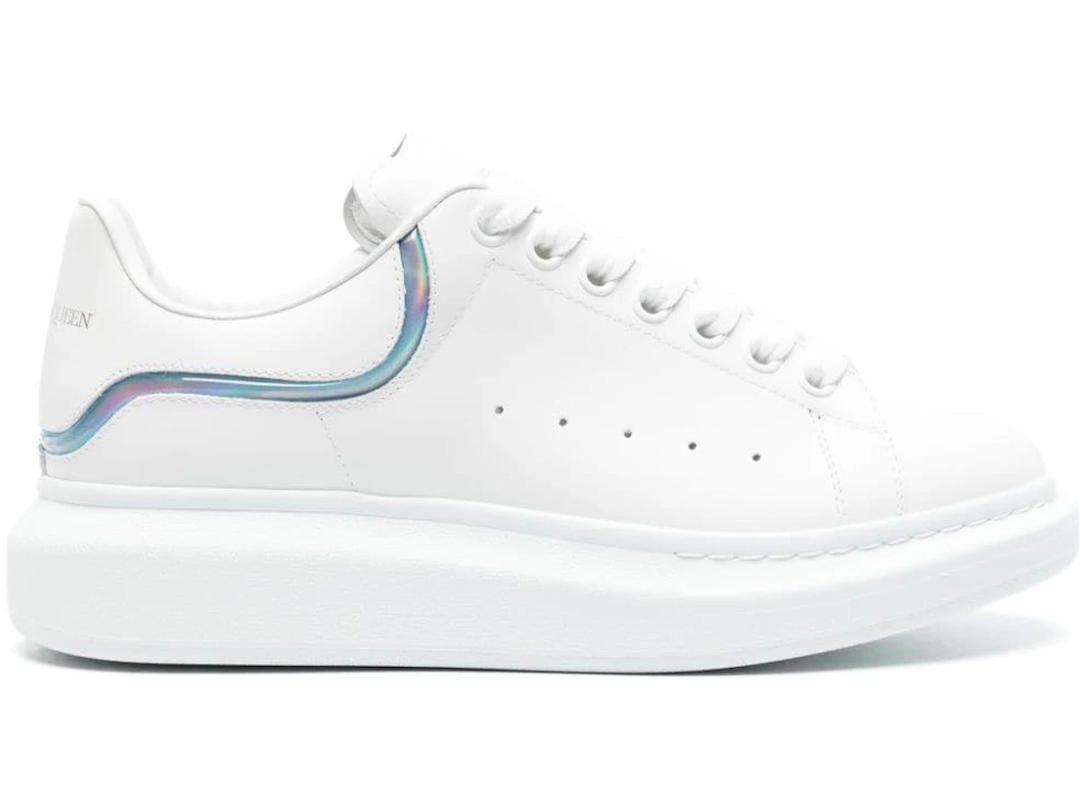 Alexander McQueen Alexander McQueen Oversized White Iridescent Stripe