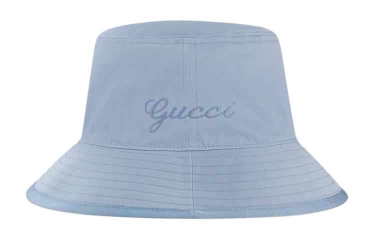 Gucci Gucci Cotton Bucket Hats Men's Blue
