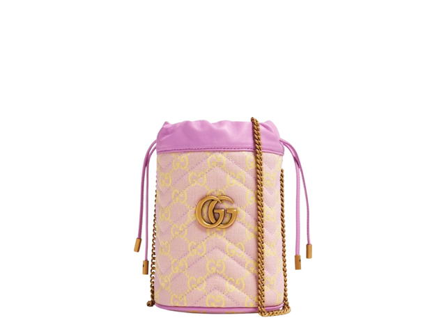 Gucci Gucci GG Super Mini Bucket Bag Purple - view 1