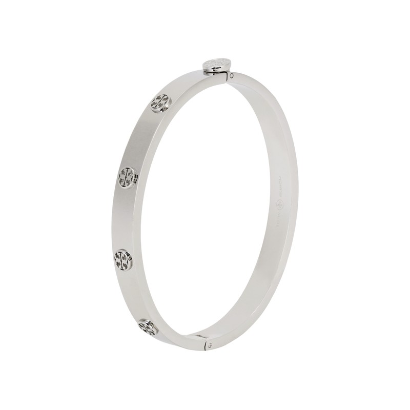 Tory Burch Tory Burch Miller Studded Hinge - Silver