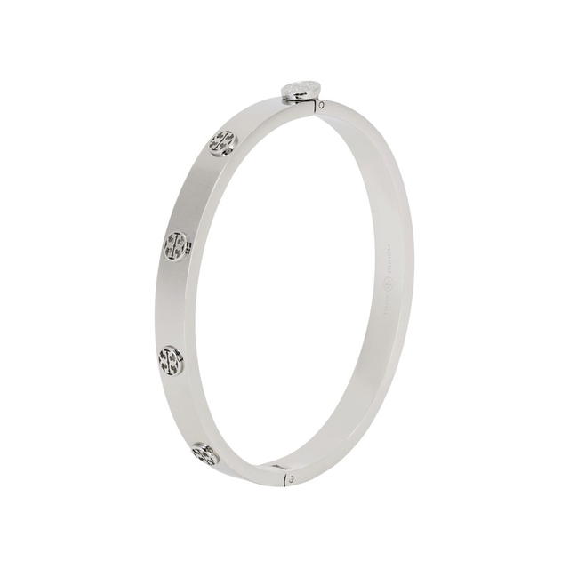 Tory Burch Tory Burch Miller Studded Hinge - Silver - view 1