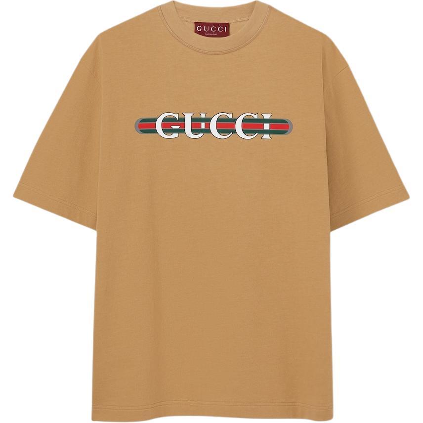 Gucci Gucci T Shirts Men Brown