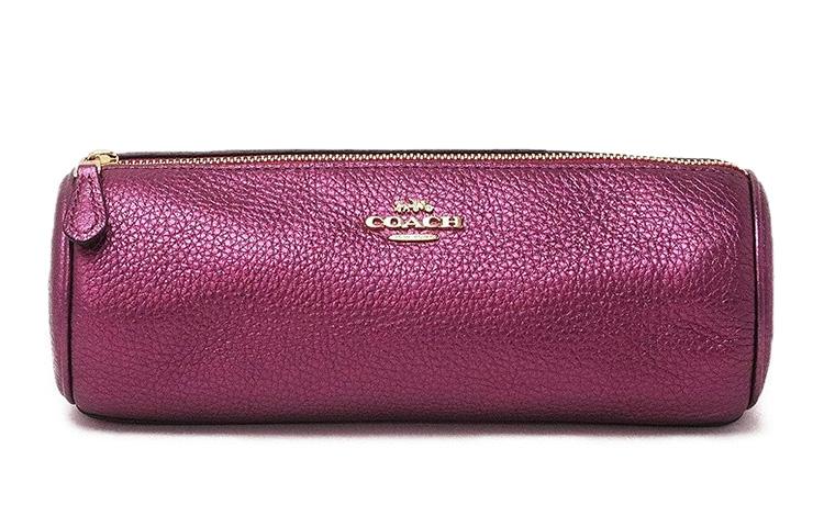 Coach Coach Makeup Brush Holder Makeup Bags Deep Red