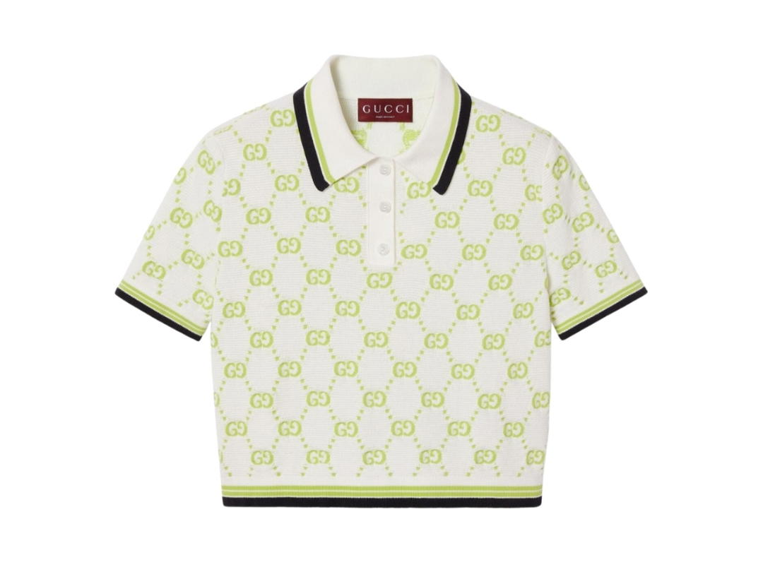 Gucci Gucci logo jacquard Lime Green