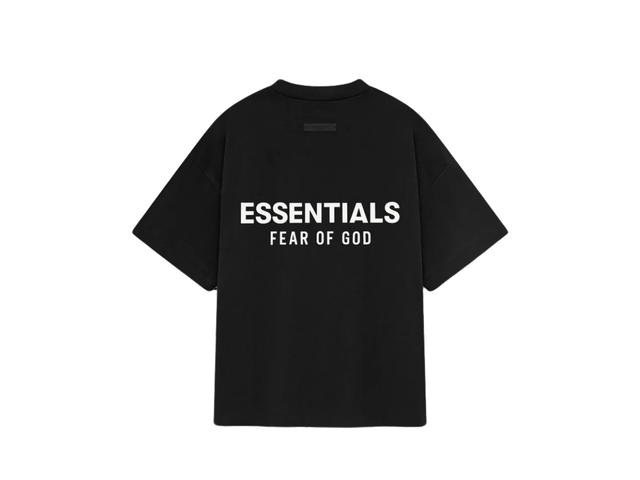 Fear of God Fear of God Essentials Kid's Jersey Crewneck Tee Black - view 2