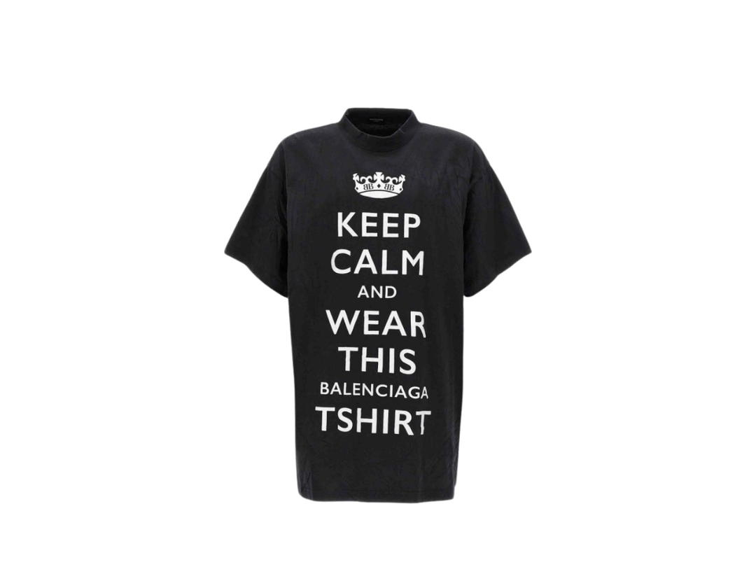 Balenciaga Balenciaga Keep Calm T-Shirt White
