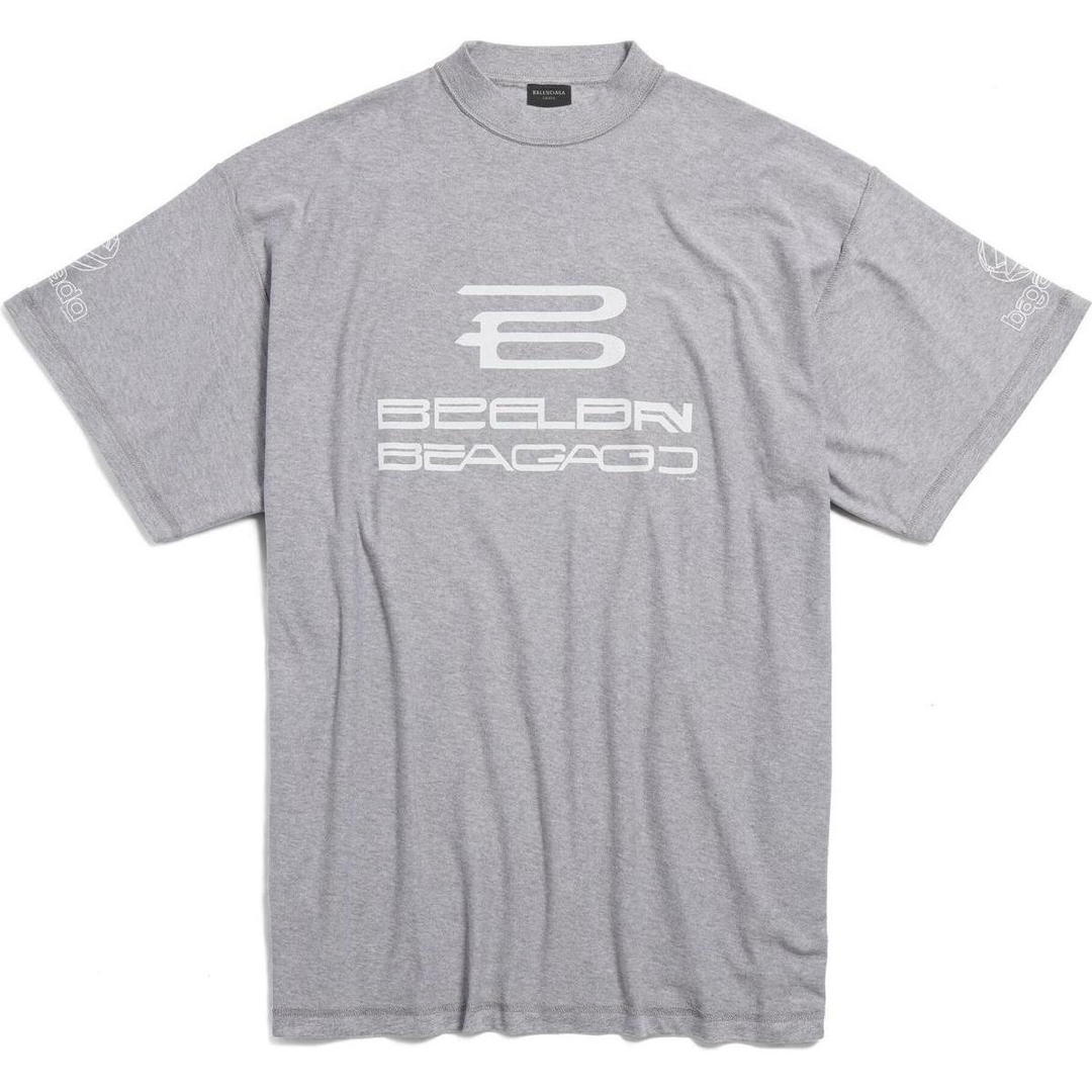 Balenciaga Balenciaga SS24 T Shirt Loose Fit Style Unisex Gray