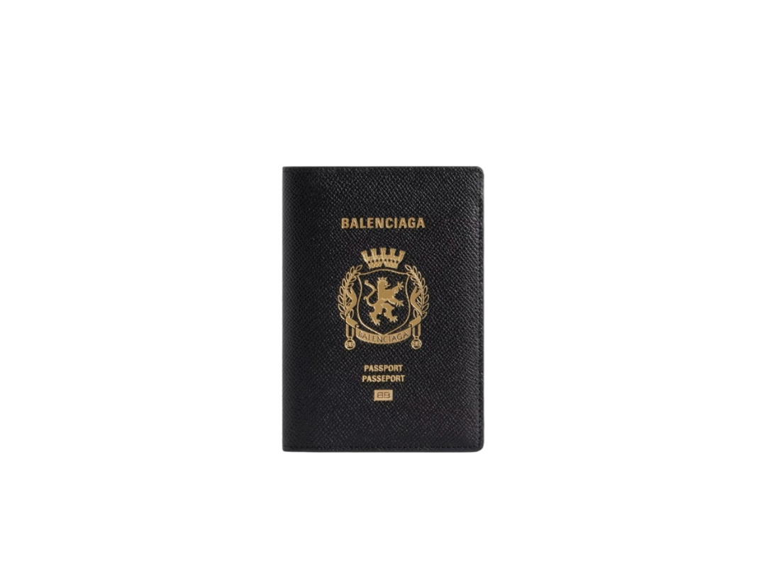 Balenciaga Balenciaga Men's Passport Holder Black