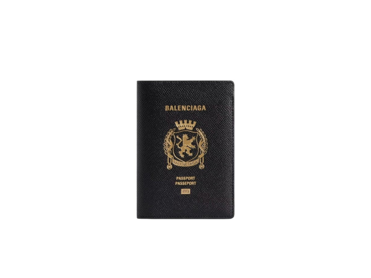 Balenciaga Balenciaga Men's Passport Holder Black