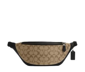 Buy Coach Warren Multicolor Leather One Shoulder Crossbody Fanny Pack Small Size Men's Khaki & Black at Sasom – Authentic and Ready to Ship