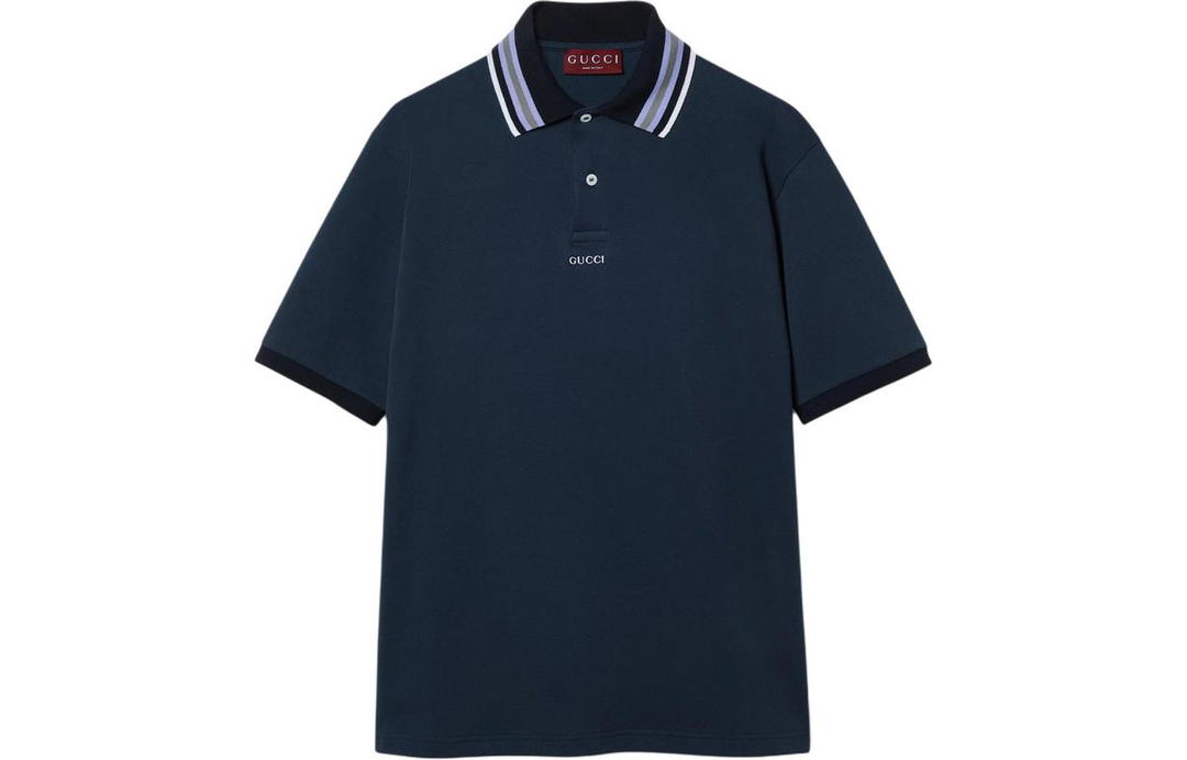 Gucci Gucci Logo embroidered Polo Shirt