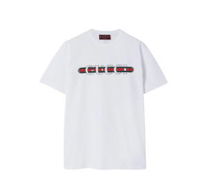 Buy Gucci Printed Cotton Jersey T-shirt White at Sasom – Authentic and Ready to Ship