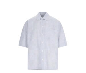 Buy Bottega Veneta Bv Embroidered Check Overshirt at Sasom – Authentic and Ready to Ship