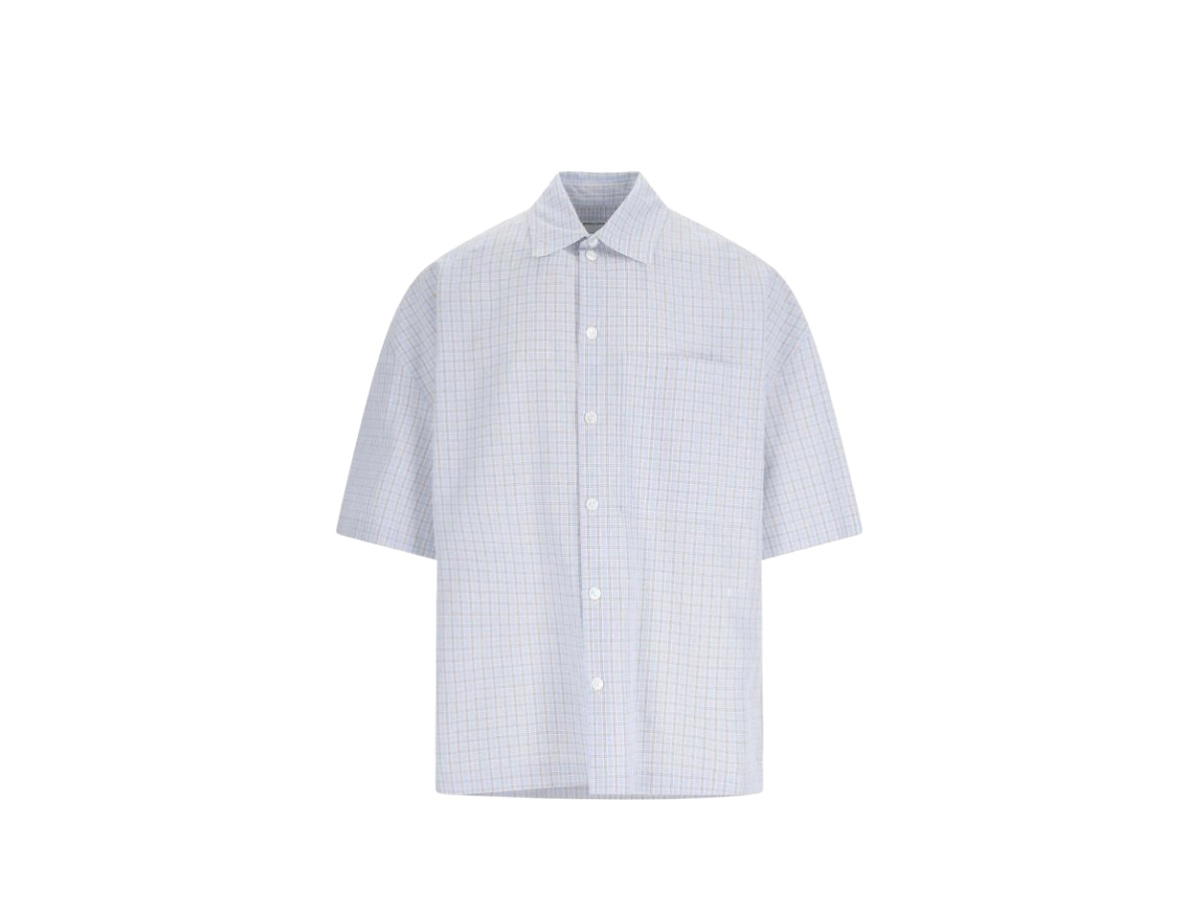Bottega Veneta Bottega Veneta Bv Embroidered Check Overshirt
