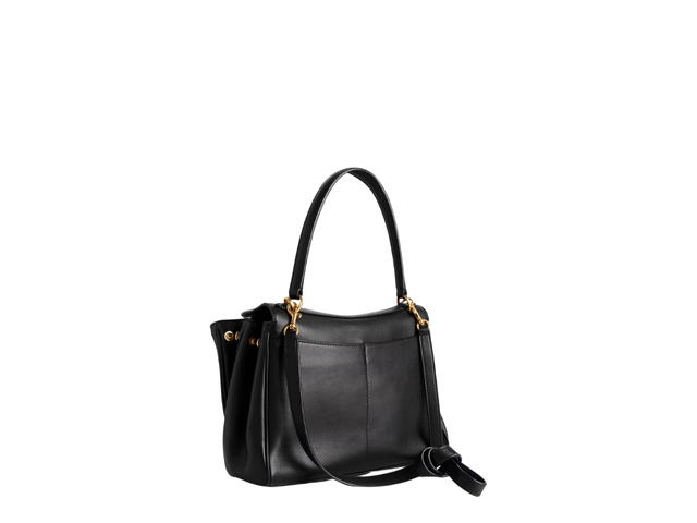 Balenciaga Balenciaga Rodeo Small Handbag In Black Smooth Calfskin Aged-Gold Hardware - view 2