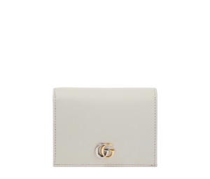 Buy Gucci GG Marmont Card Case Wallet Light Gray Leather at Sasom – Authentic and Ready to Ship