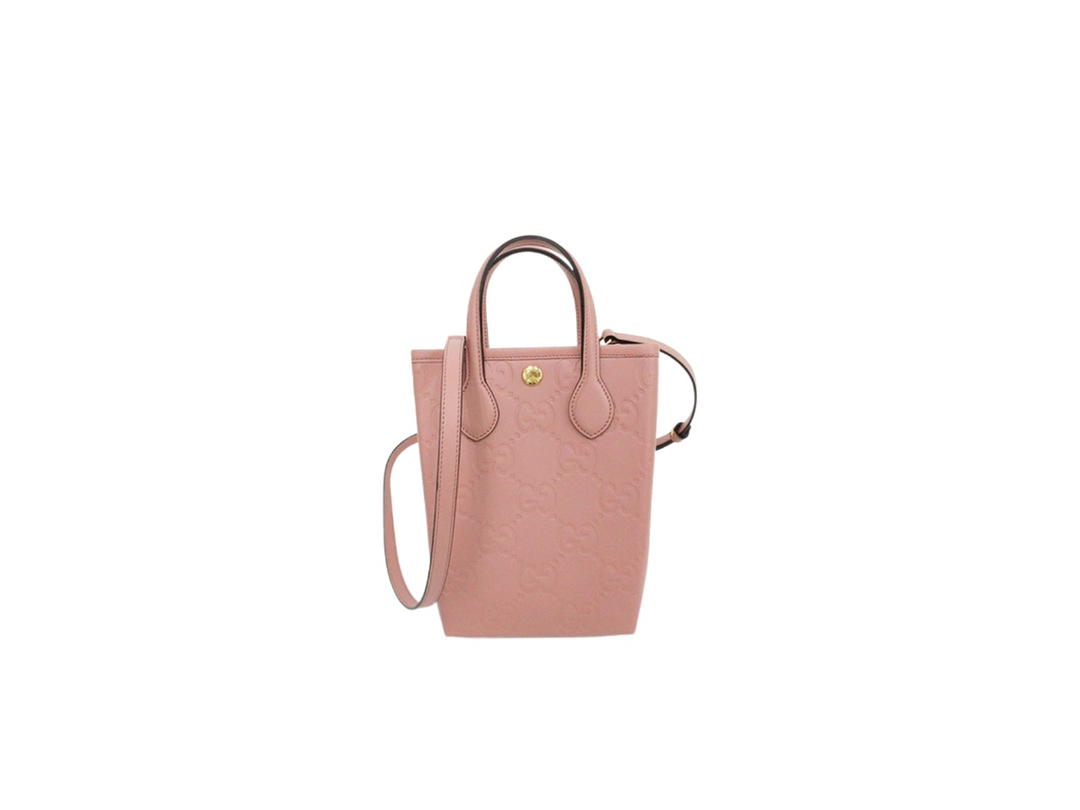 Gucci Gucci Shima Super Mini Bag 2-Way Handbag Pink