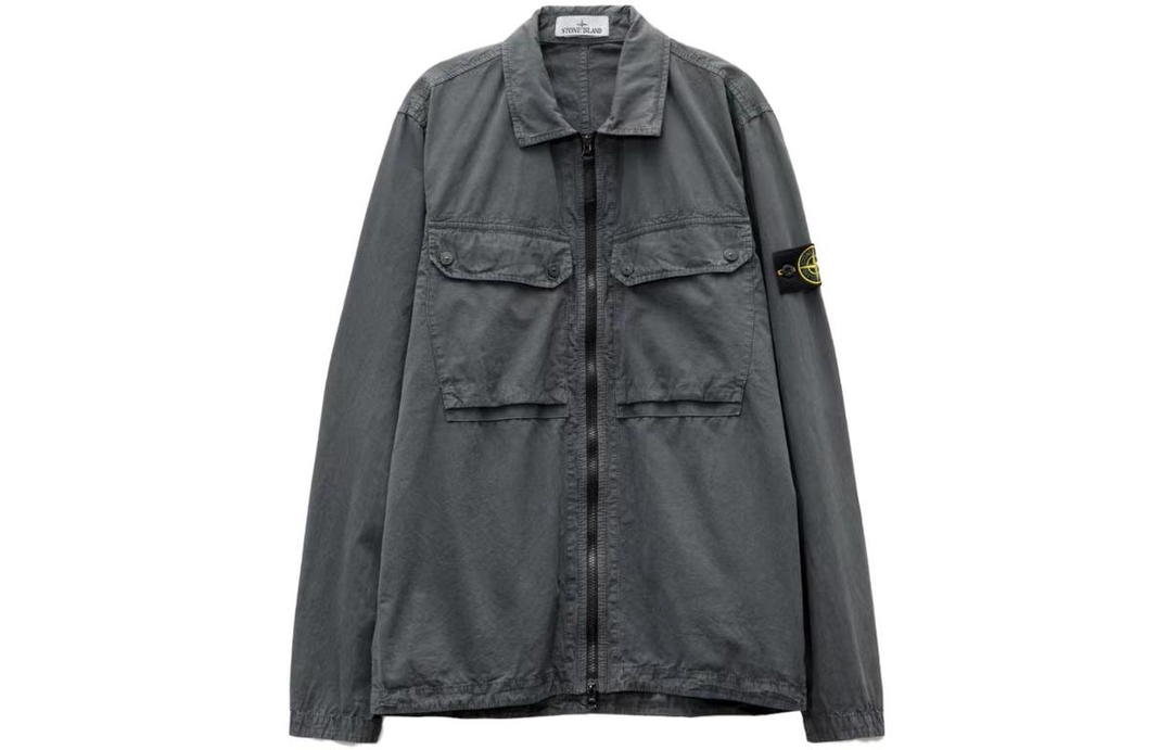 Stone Island STONE ISLAND Shirt Men's Lead Gray