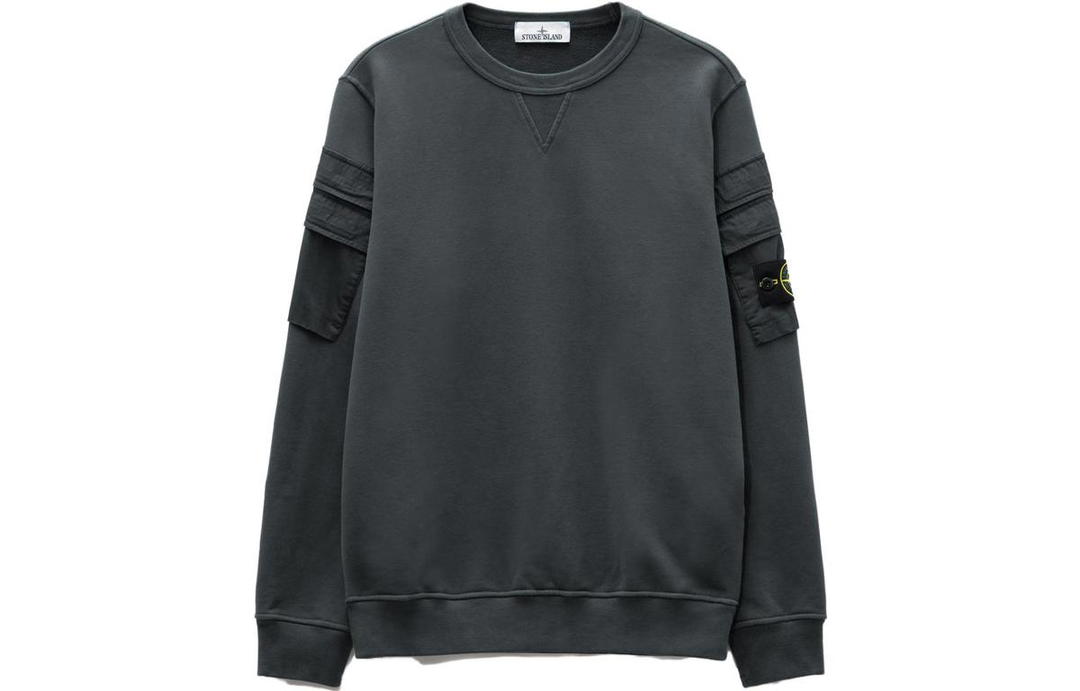 Stone Island STONE ISLAND Sweatshirts Unisex Lead Gray
