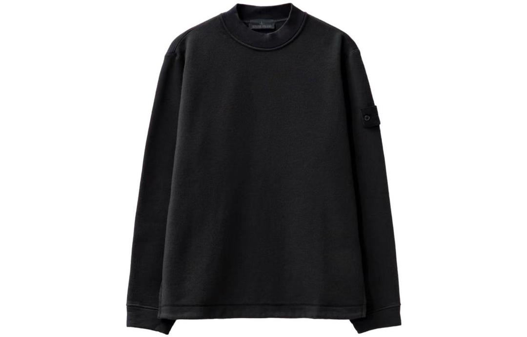 Stone Island STONE ISLAND Signature Compass motif Jersey Sweatshirt