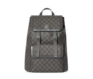 Buy Gucci Ophidia Canvas With Leather Binding Backpack Small Size Men's Gray & Black at Sasom – Authentic and Ready to Ship