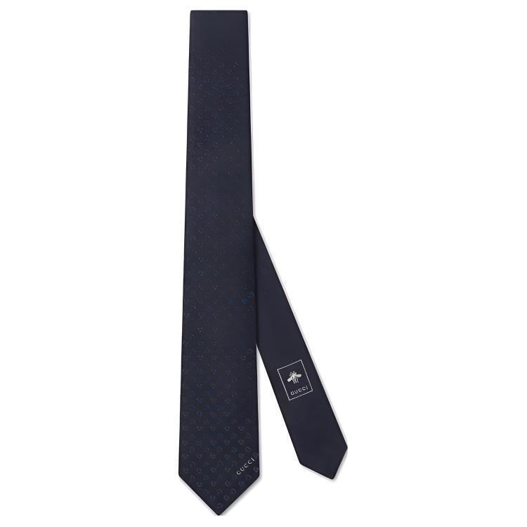 Gucci Gucci Silk Ties Men's Marine Blue