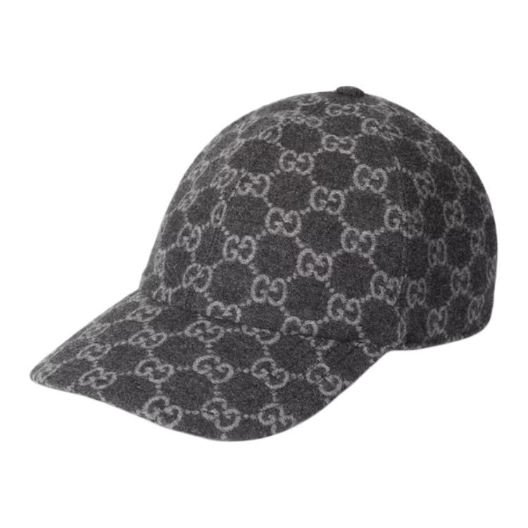 Gucci Gucci Gg Flannel Baseball Cap