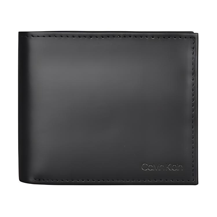 Calvin Klein Calvin Klein Artificial Leather Money Clip Leather Wallets Regular Men's Black