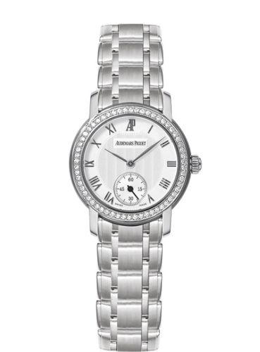 Audemars Piguet Audemars Piguet Jules Audemars Small Seconds White Gold / Diamond / Silver / Bracelet