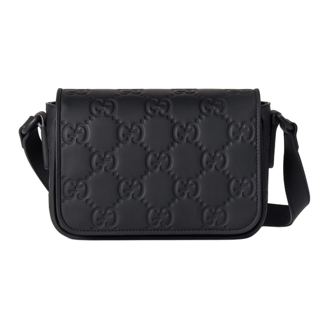 Gucci Gucci Leather Shoulder Bag Crossbody Bag Extra Mini Men's Black