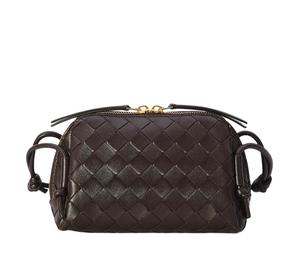 Buy Bottega Veneta Intrecciato Leather Clutch Bag Over The Shoulder Women's Brown at Sasom – Authentic and Ready to Ship